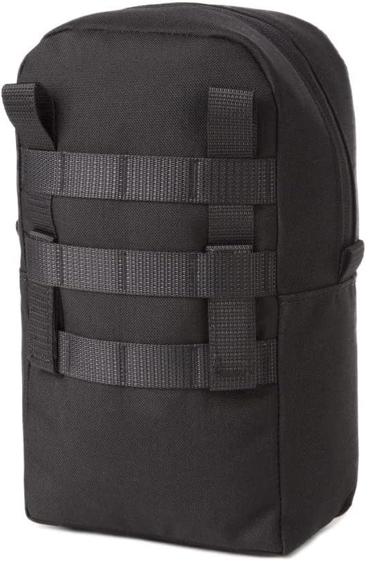 Savotta Verticale L - Zusatztasche für Rucksack - 4L - 1000D Cordura PU Beschichtung Schwarz, Schwar