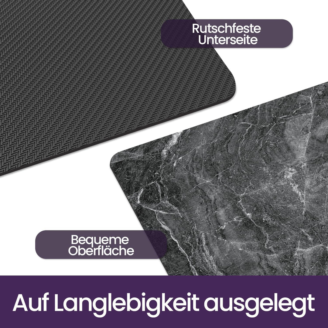DEXI Badematte rutschfest 50 x 80 cm, Super Absorbierende Badezimmerteppich, schnelltrocknende Badvo