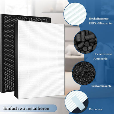 FY1410 FY1413 FY2425 Ersatzfilter für Philips Series 2000 & 2000i AC2729/10 2-in-1 Luftreiniger und