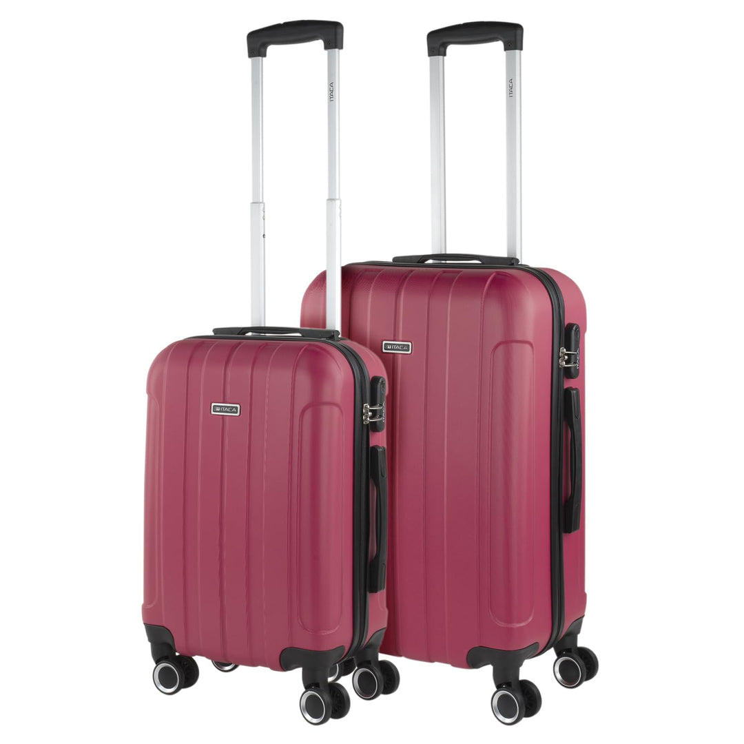 ITACA - Reisekoffer der Firma, Set mit 4 Rädern – Set Travel Cases ABS – Set Sturdy and Light Travel