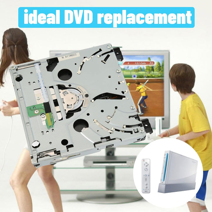 Original DVD-Laufwerk-Ersatz für Wii D2A D2C D2E D2 D2D-Spielkonsole Plug-and-Play-Einheit, für Wii-