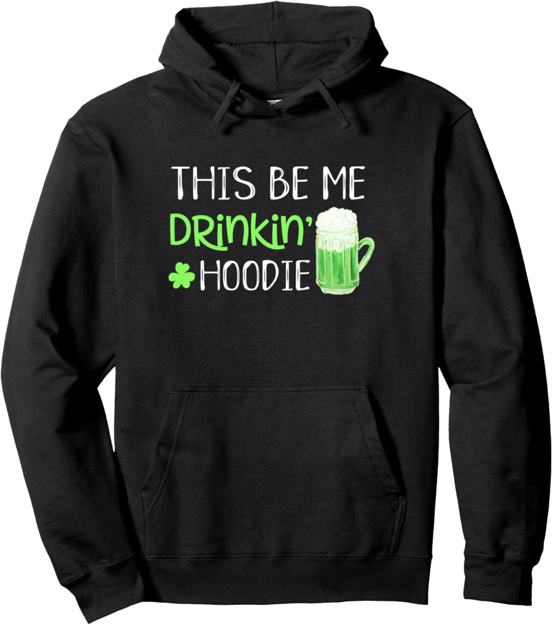 St Patricks Day Hoodie trinken sagen grüne Grafik lustig Pullover Hoodie