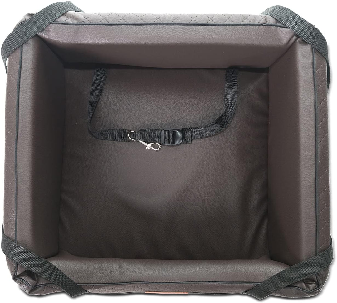 Mayaadi-Home Hundeautositz Kunstleder Hundesitz Hundebett Autokörbchen Hundedecke Hundekorb Transpor