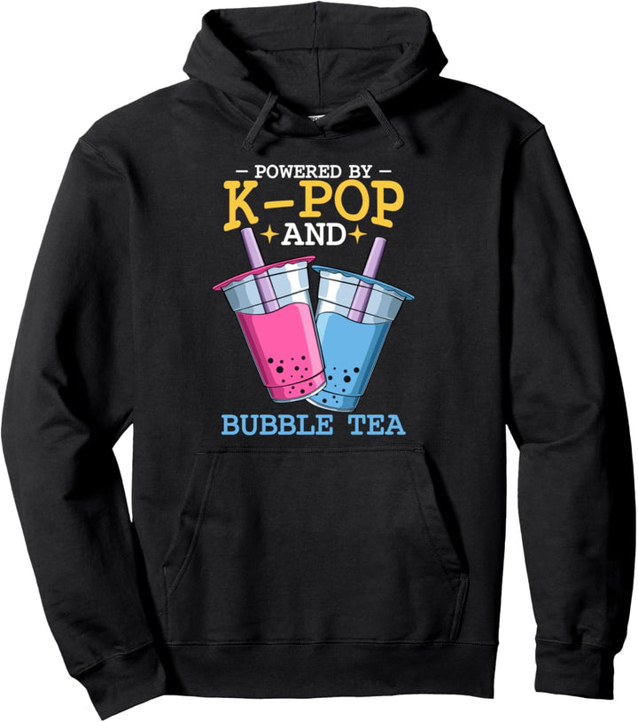 Angetrieben von K-Pop und Bubble Tea Kawaii Korean Drink Lover Pullover Hoodie