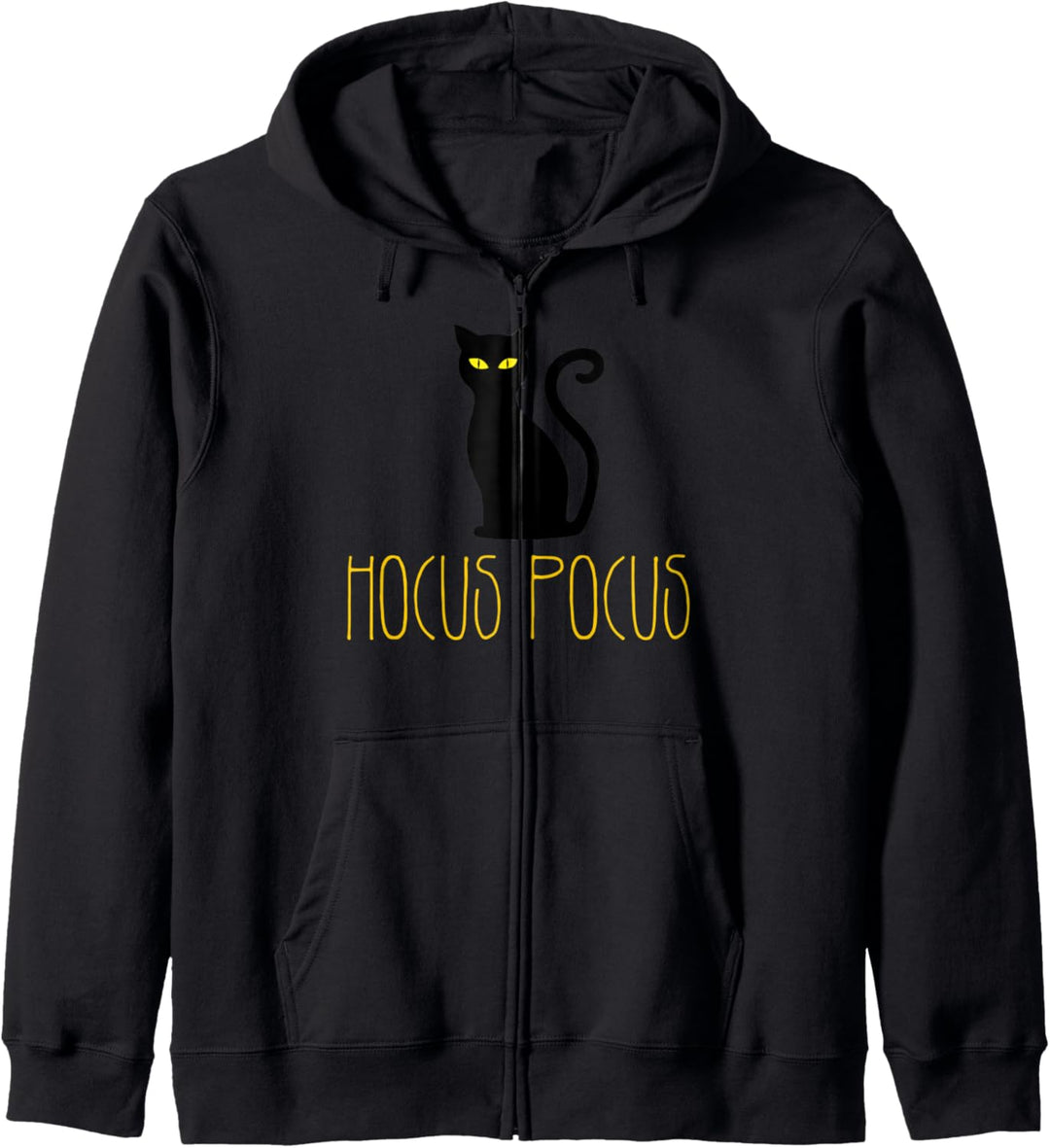 Funny Black Cat. Hocus Pocus. Halloween Ghost Cat Kapuzenjacke