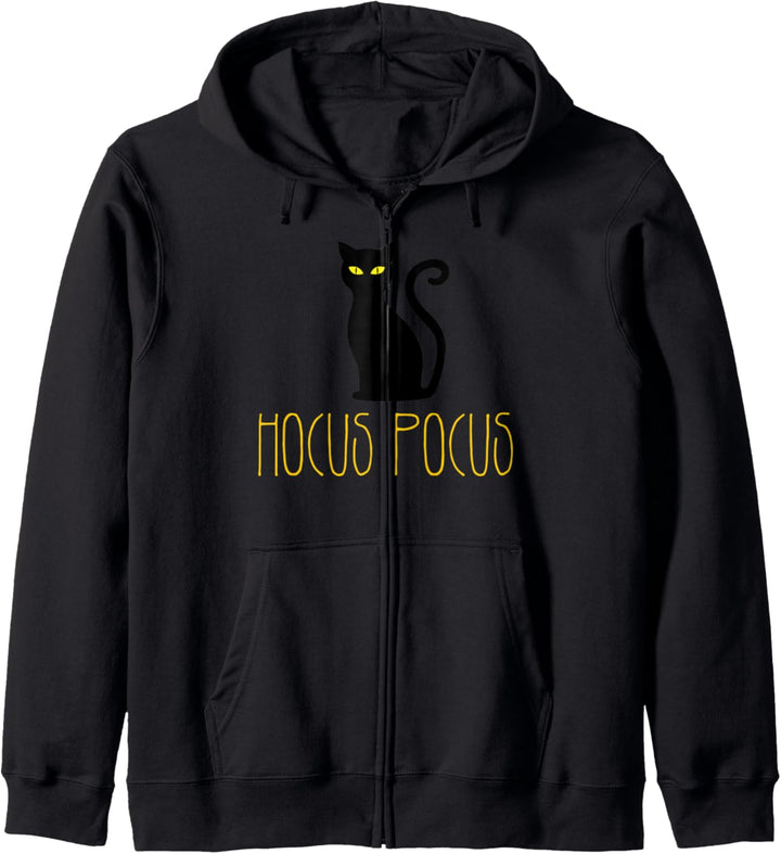 Funny Black Cat. Hocus Pocus. Halloween Ghost Cat Kapuzenjacke