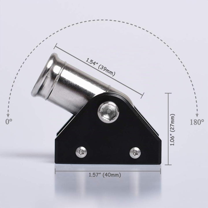 EASYANT Mini Schreibtisch Metallkanone, aus Edelstahl, CNC-gefertigtes Mini-Kanonenmodell Schwarz, S