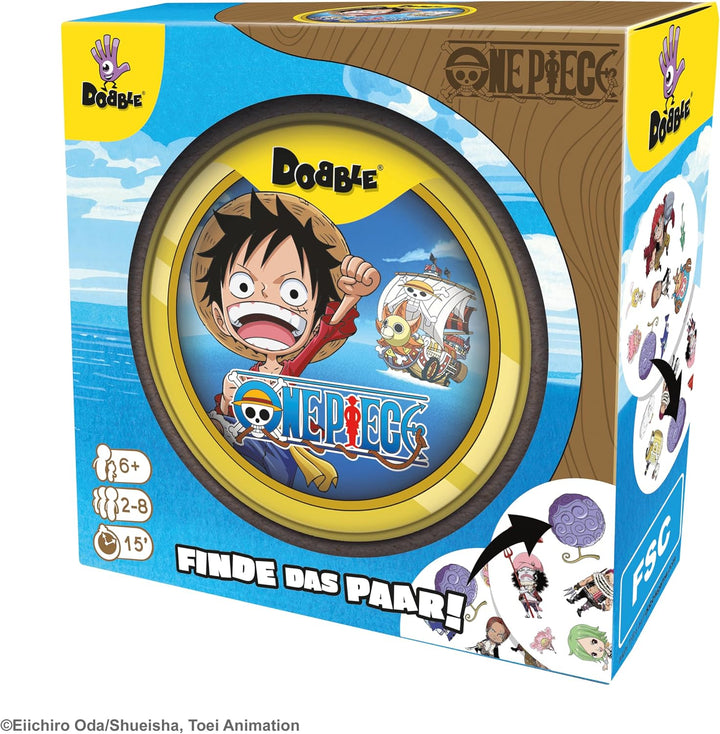 Asmodee, Dobble One Piece, Rasantes Familienspiel, Deutsch