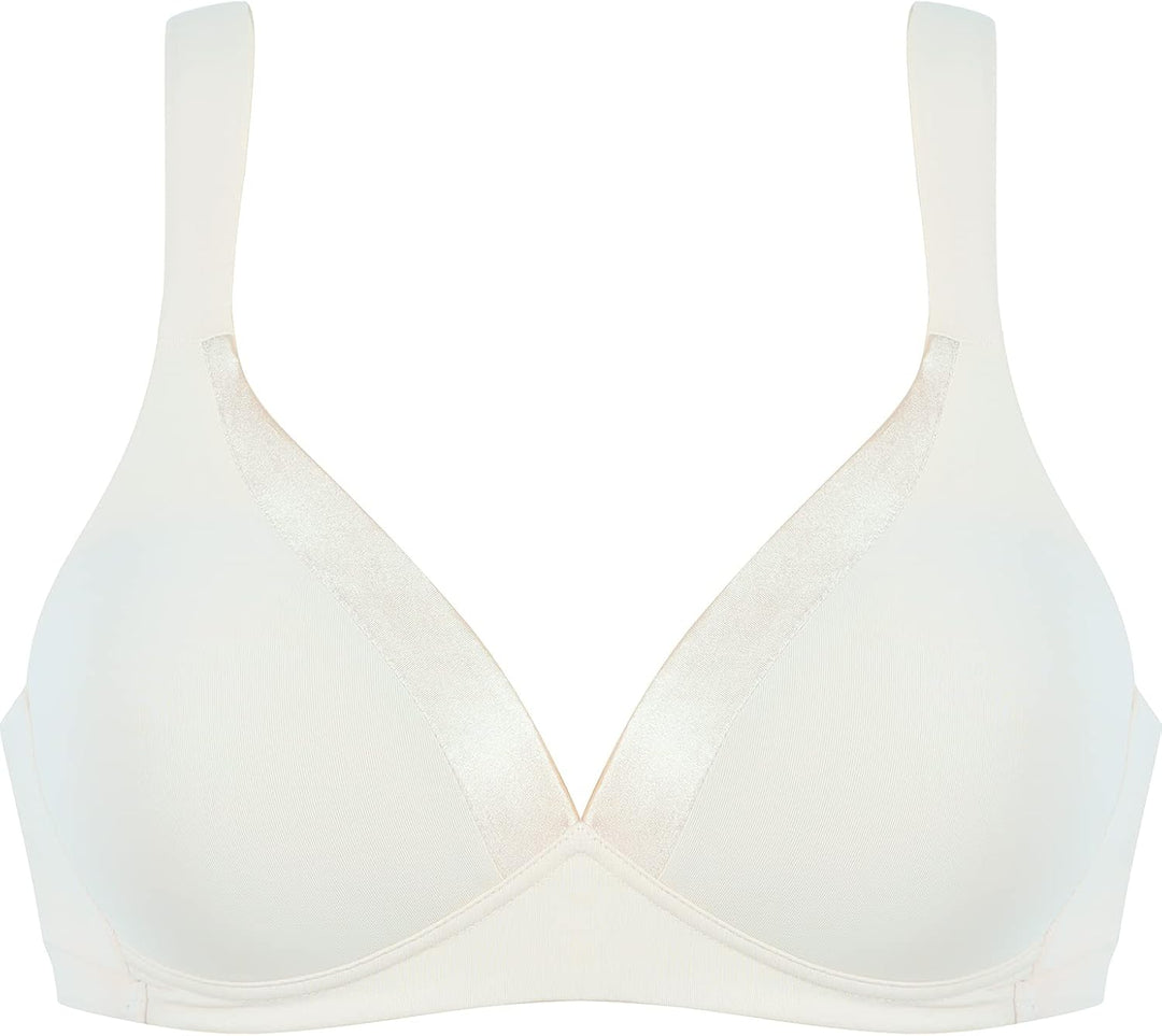 Naturana BH Damen ohne Bügel Cup A-D 100% Angenehm Dank extra Softer Schalen I BH ohne Bügel mit nah