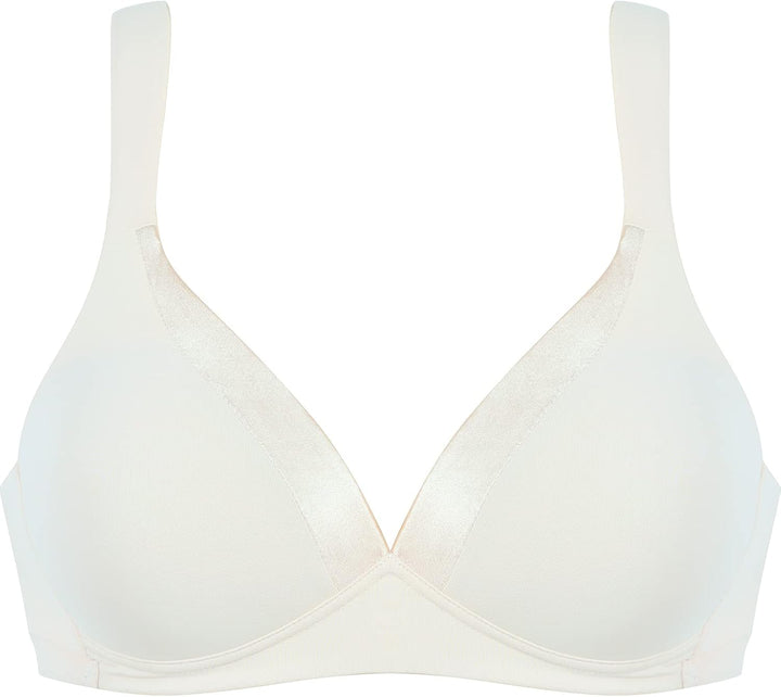Naturana BH Damen ohne Bügel Cup A-D 100% Angenehm Dank extra Softer Schalen I BH ohne Bügel mit nah