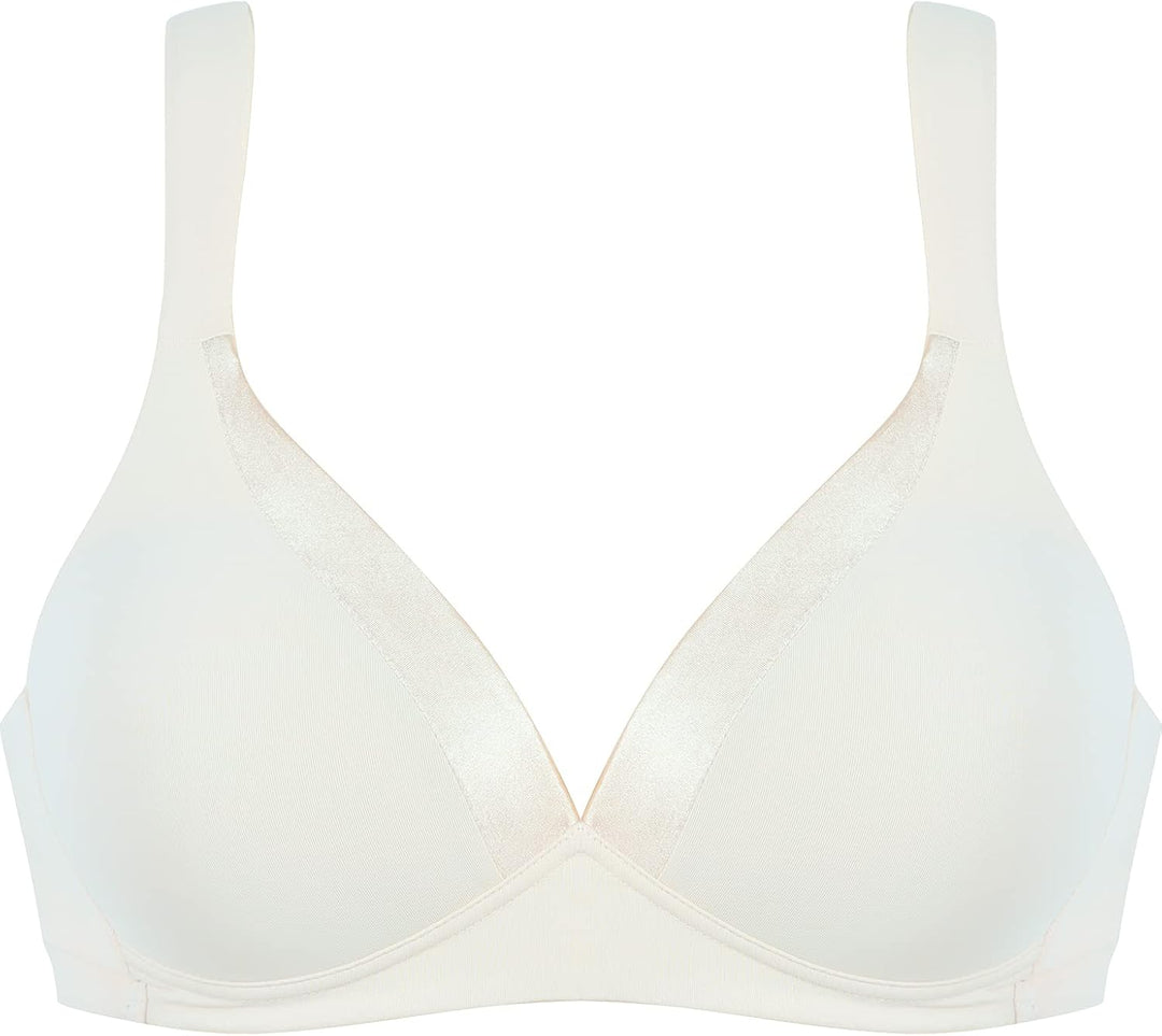 Naturana BH Damen ohne Bügel Cup A-D 100% Angenehm Dank extra Softer Schalen I BH ohne Bügel mit nah