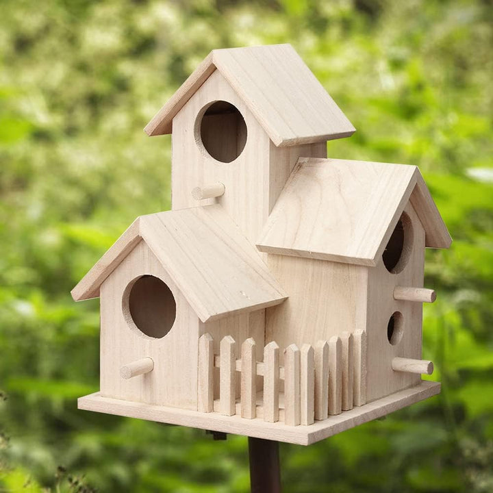 Nistkasten Meise Bausatz, Vogelhaus Wetterfest aus Holz, Nistkasten Wellensittich, Vogelhäuschen Bla
