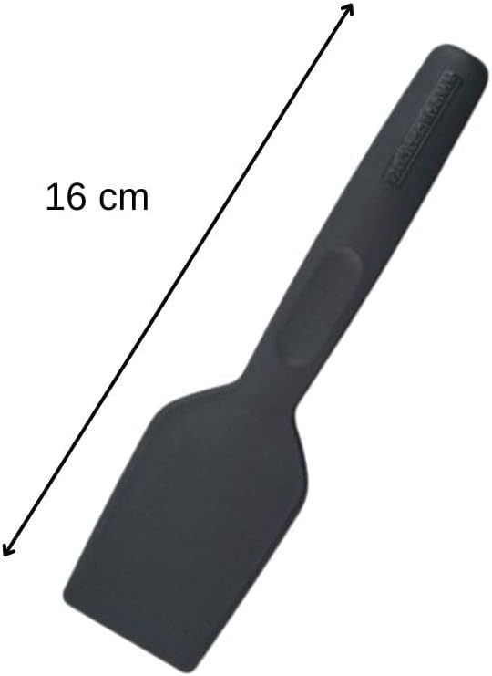 Fackelmann 25286 4 Stück Raclette-Spatel Käsewender Mini Kunststoffspatel Schaber Pfannenwender Pfan