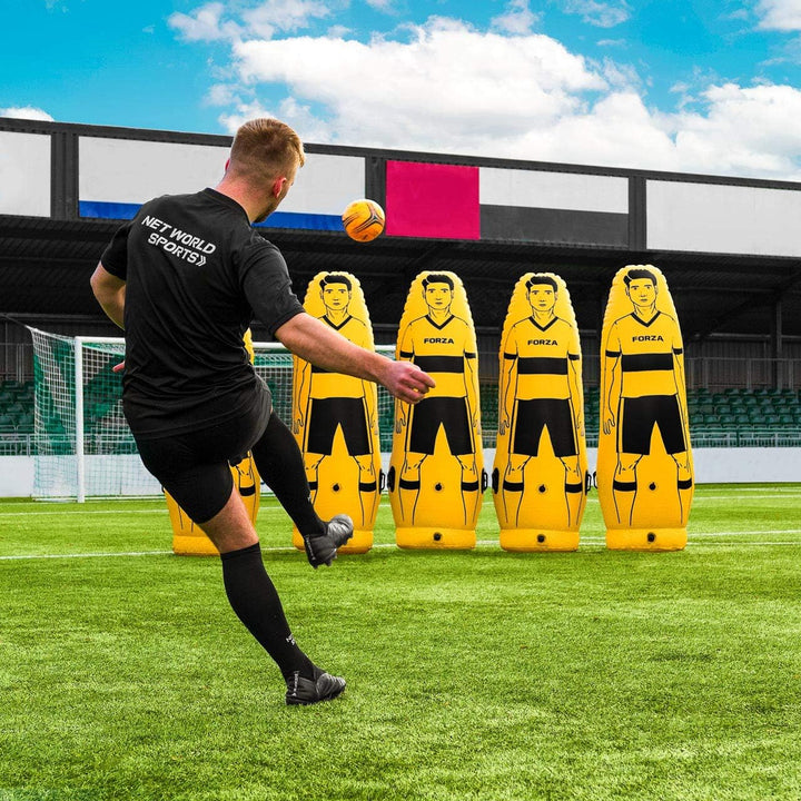 FORZA Profi Fussball Luft Dummies – aufblasbare Fussballtraining Freistossdummies | Standardsituatio