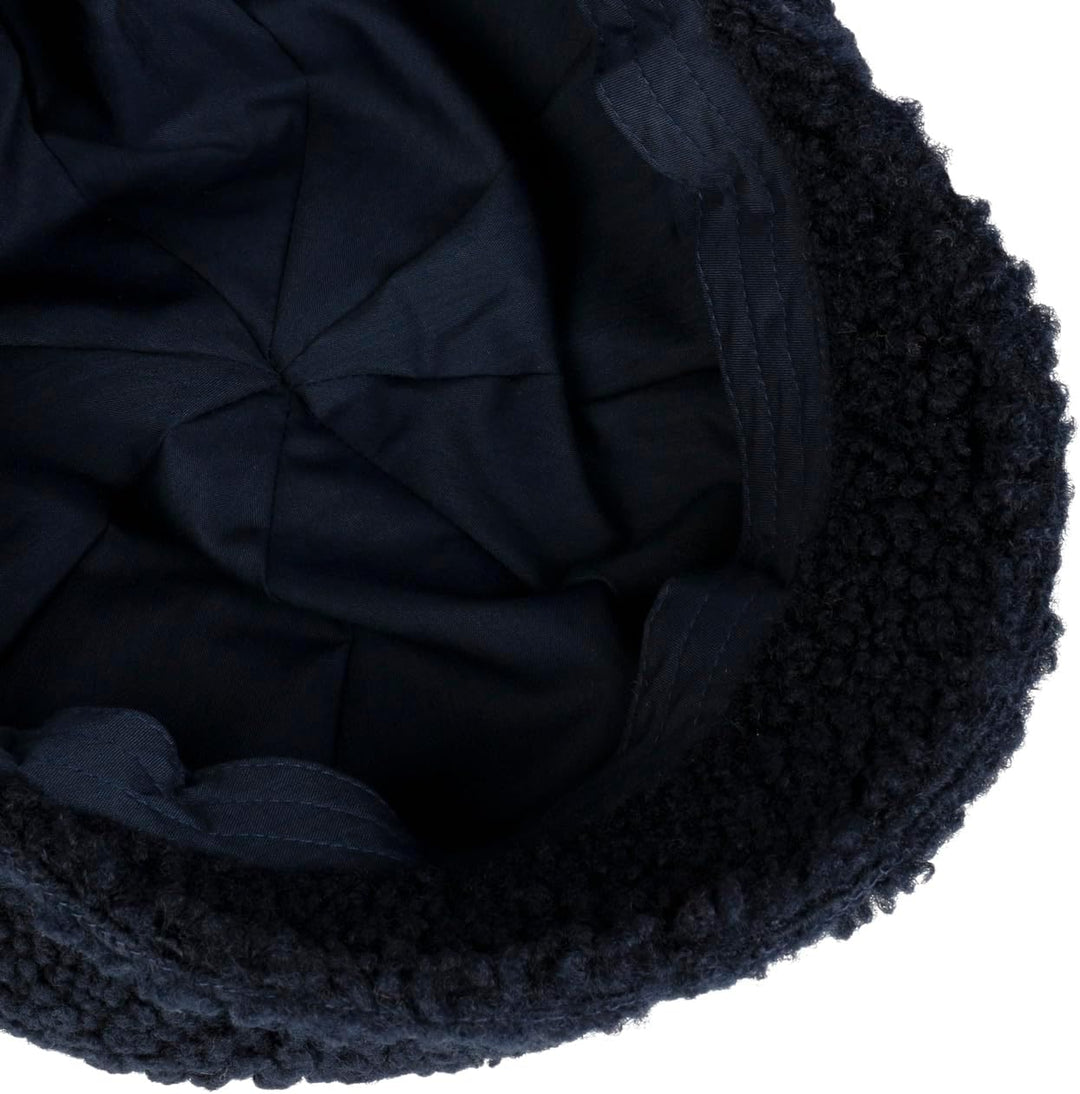 Seeberger Teddy Fur Ballonmütze Schirmmütze Damencap Wintercap Kunstfellcap Baker-Boy-Mütze Mit Schi