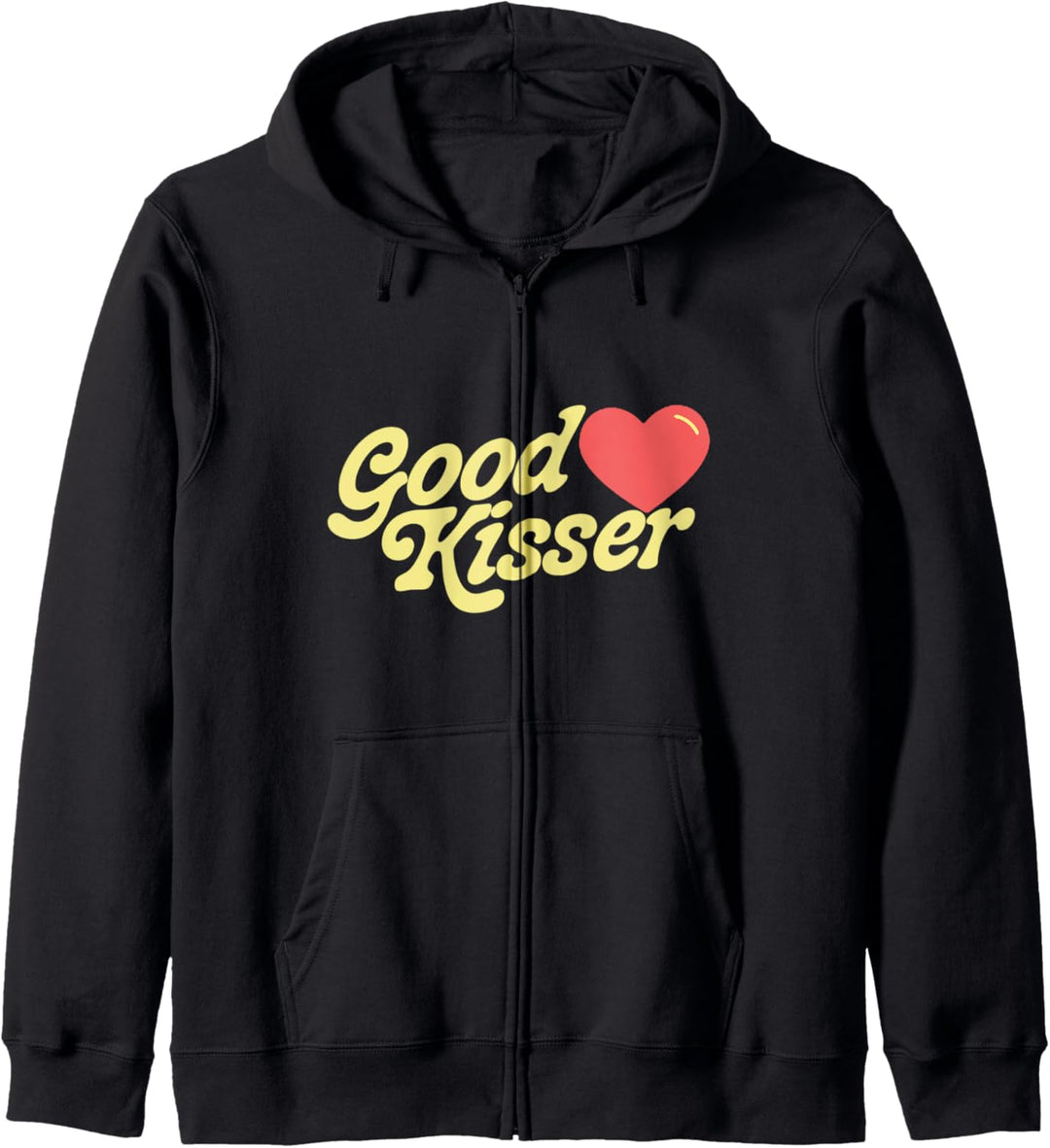Good Kisser! Funny Flirty Retro Style Sexy Eighties Graphic Kapuzenjacke