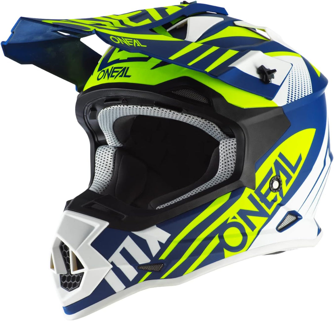 O'NEAL | Motocross-Helm | MX Enduro | ABS-Schale, Sicherheitsnorm ECE 22.05, Lüftungsöffnungen für o