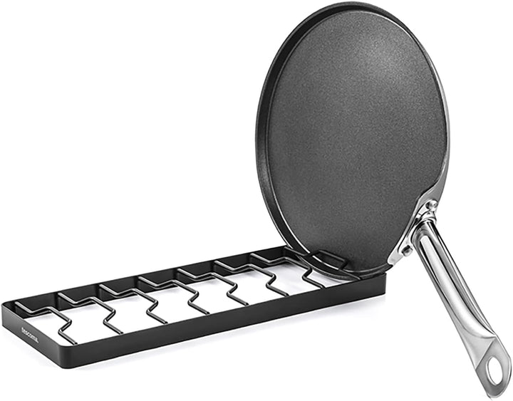 Tescoma Bratpfannenhalter ONLINE aus Metall 35 x 13 cm zur Aufbewahrung von bis zu 8 Pfannen - 90101