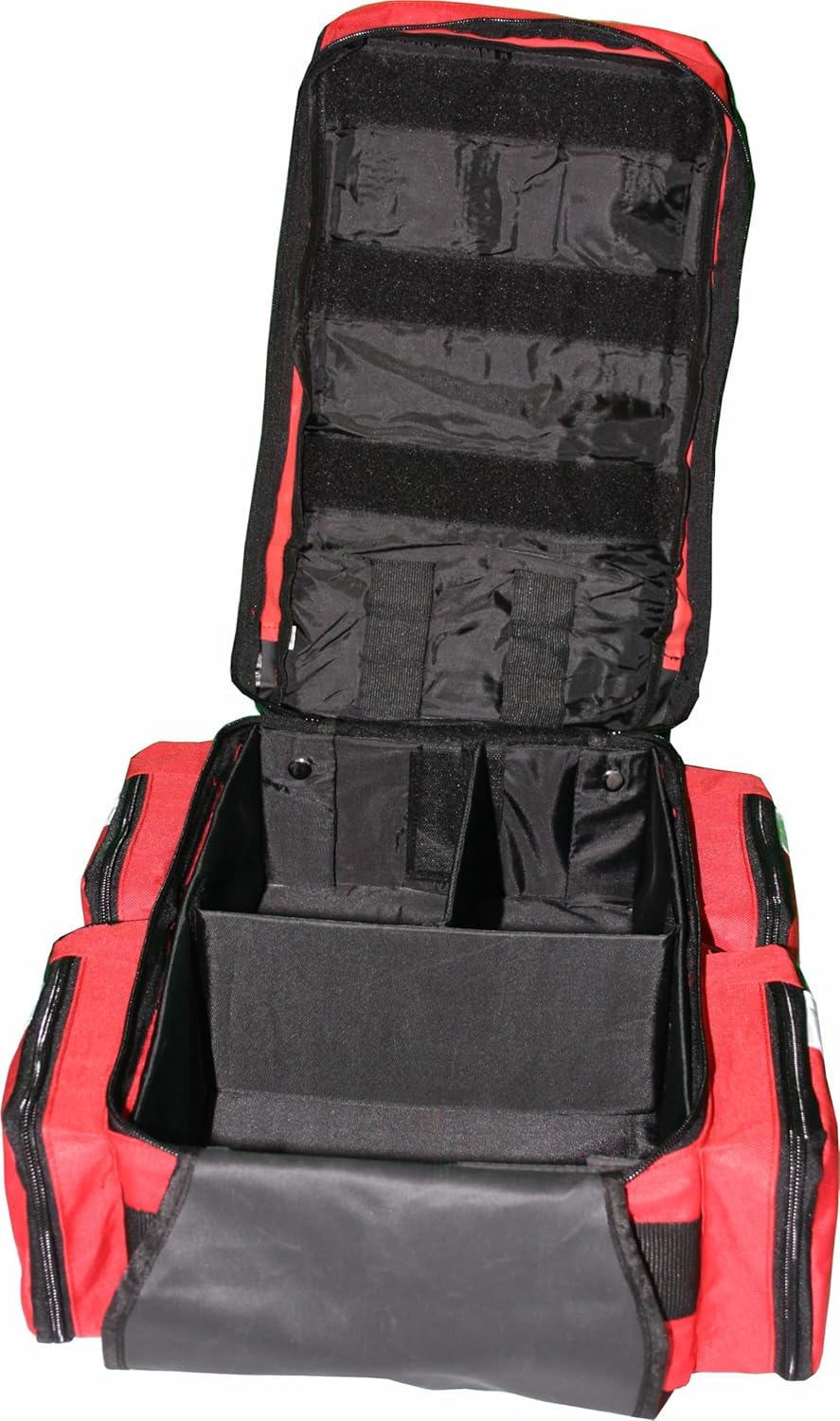 Team Impuls - Notfallrucksack - rot - Nylon - LEER - mit 4 Aussentaschen - Gr. L