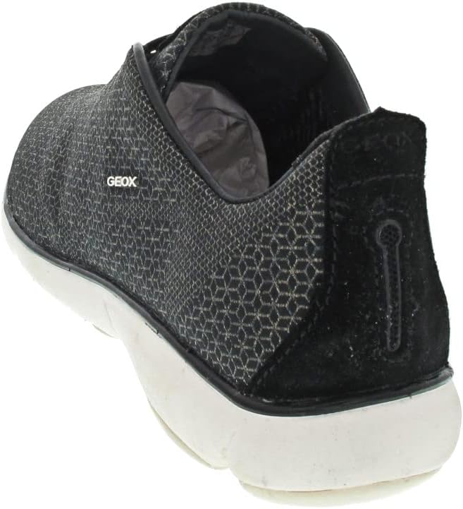 Geox Mädchen D Nebula E Sneakers 36 EU Black Gun, 36 EU Black Gun
