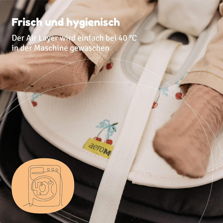 Aeromoov - Baby Sitzauflage Air Layer - Einlage Für Autositz oder Kinderwagen - Gruppe B - Antischwi