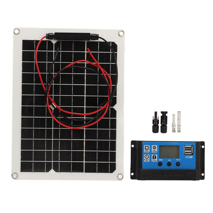Solarmodule, Solarladegerät, Solarpanel-Set, Hocheffizientes Solarpanel und Solarladeregler, 300 W,