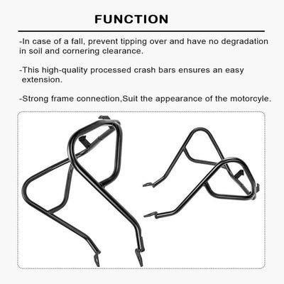 Lorababer Motorrad Obere Untere Autobahn Motorschutz Sturzbügel kompatibel mit B.M.W G310GS G 310GS