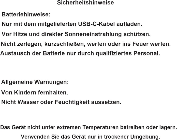 Kurbelradio Notfallradio mit 2600mAh Powerbank, Solar & USB-C Ladung, AM/FM/SW Weltempfänger, LED-Ta