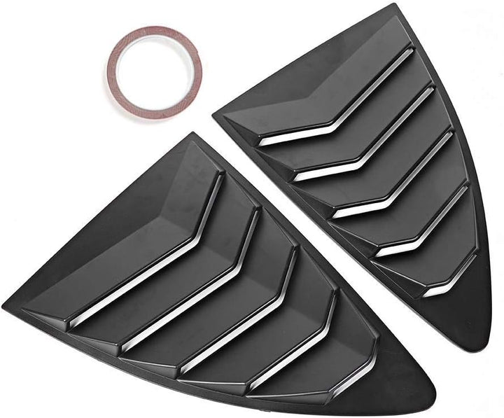 KIMISS Seitenfenster Luftschlitze, 2 Stück ABS Heckscheiben Luftschlitze Spoiler Panel Fit für 86 GT