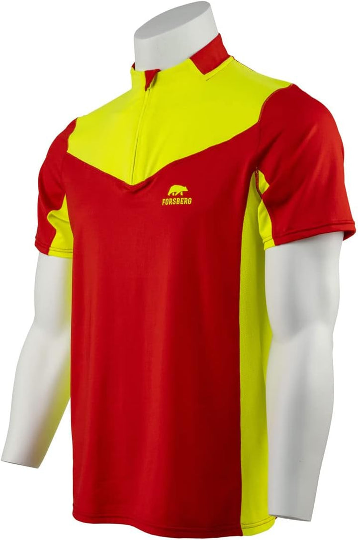 FORSBERG Skjorta II Funktionsshirt Forst Forstshirt Arbeitsshirt Kurzarm sehr gut sichtbar geruchshe