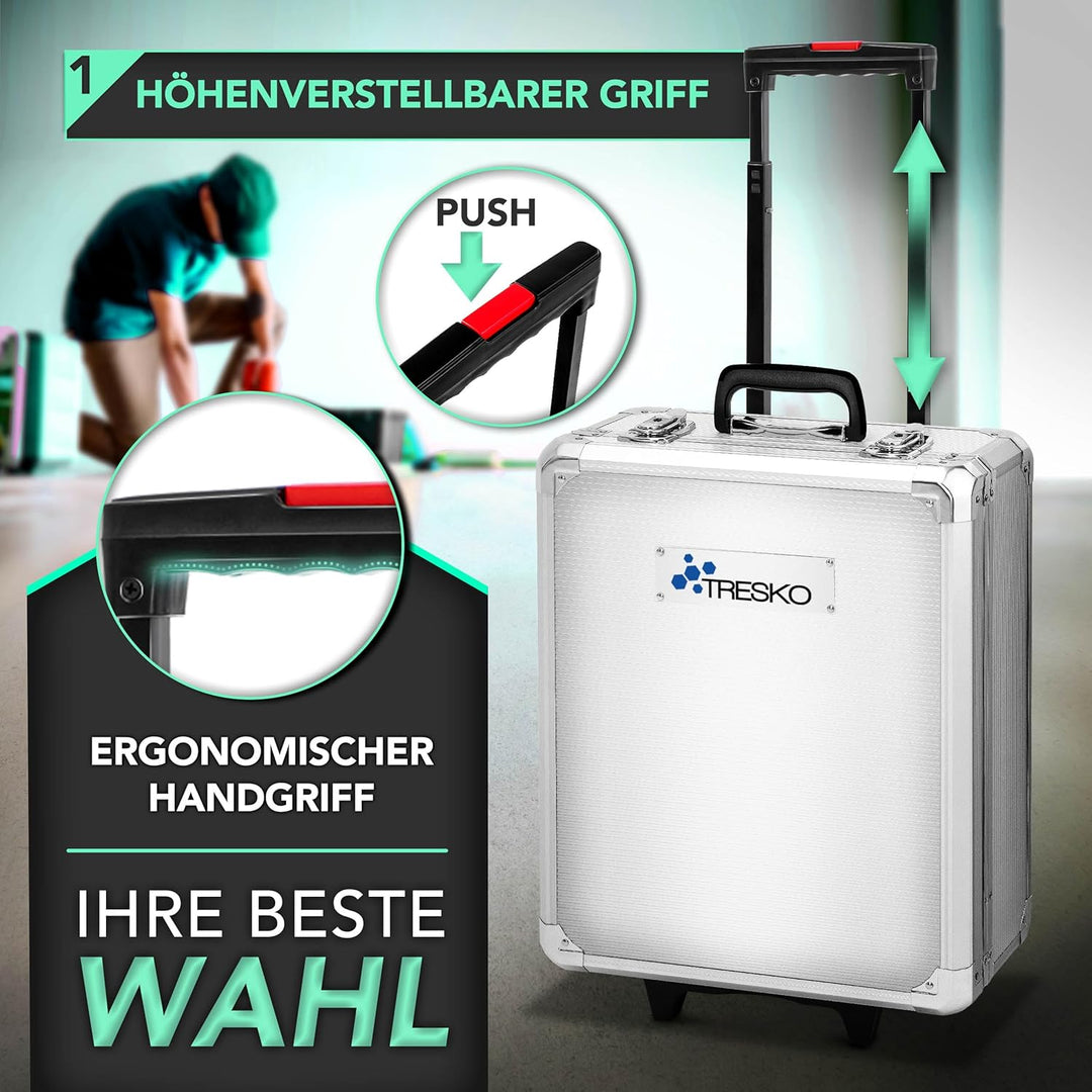 TRESKO® Werkzeugkoffer 949 teilig | Werkzeugkasten | Werkzeugkiste | Werkzeugtasche | Werkzeug Set |