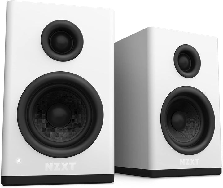 NZXT Relay PC-Gaming-Desktop-Lautsprecher –AP-SPKW2-EU - Full-Range-Sound – 80 Watt – Hoher Dynamikb