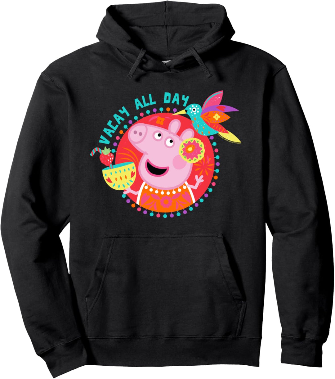 Peppa Wutz Vacay All Day Fiesta Pullover Hoodie