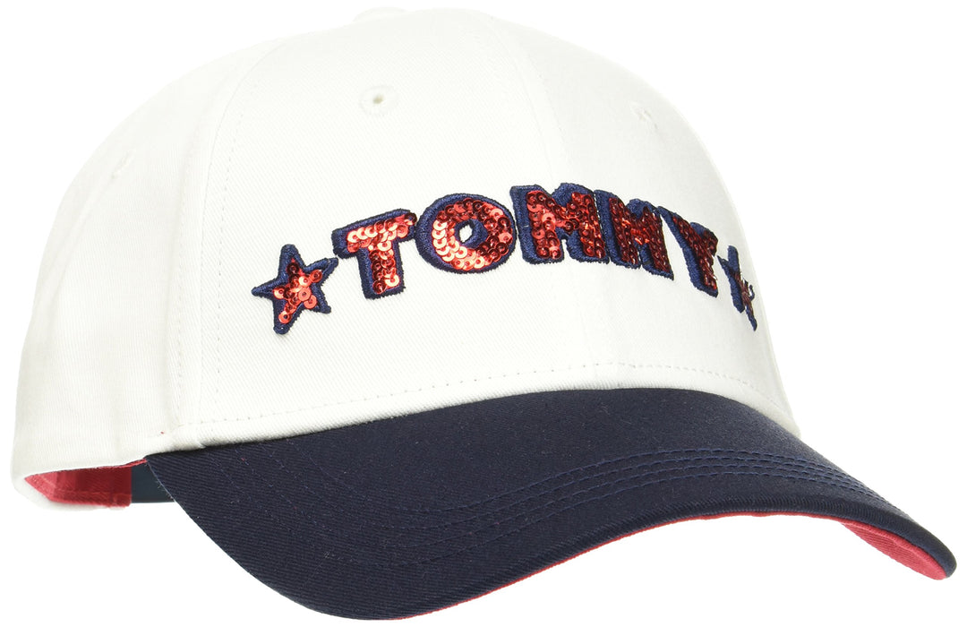 Tommy Hilfiger Damen Team Tommy Baseball Cap, Schwarz (Corporate 901), One Size (Herstellergrösse: O