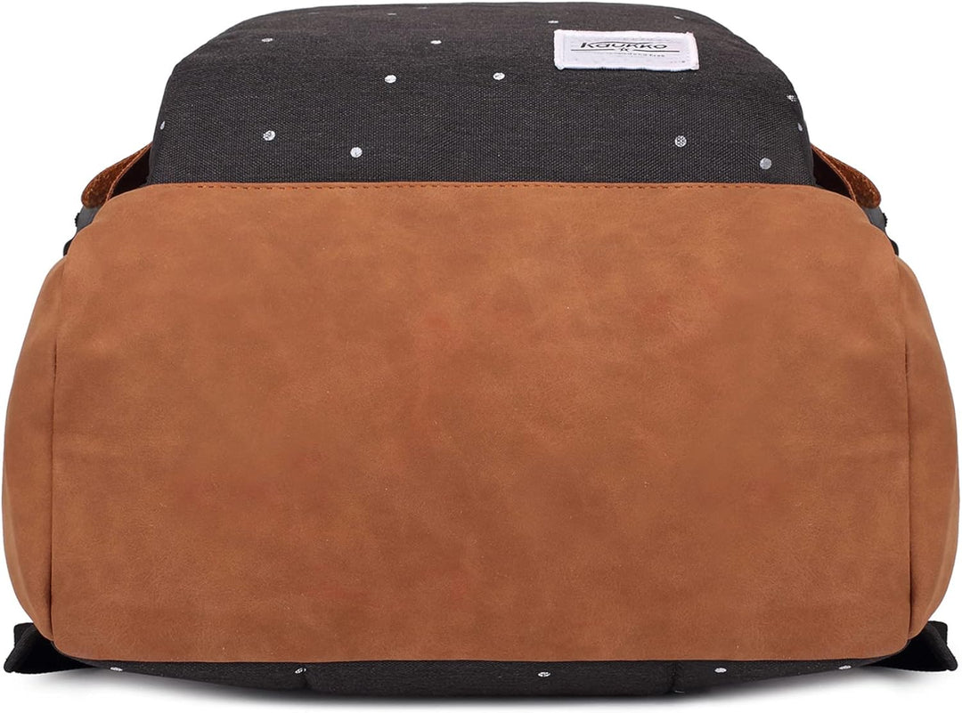 KAUKKO Schöner und durchdachter Rucksack mit 15 Zoll Laptopfach für Schule, Universität, 22 Liter (S