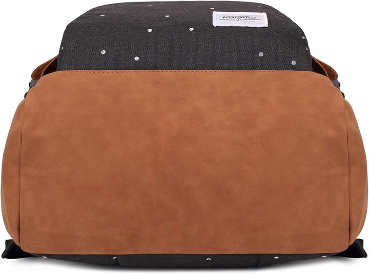 KAUKKO Schöner und durchdachter Rucksack mit 15 Zoll Laptopfach für Schule, Universität, 22 Liter (S