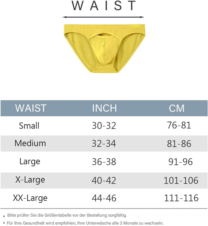 Herren Slips Unterhosen Männer Bambus Unterwäsche Underwear Nahtlose Weiche Low Rise Mens Briefs Und