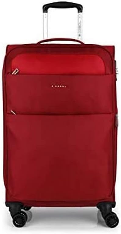 Gabol Mittelgrosser erweiterbarer Koffer Cloud weich mit Einer Kapazität von bis zu 72 l, rot, 50 cm
