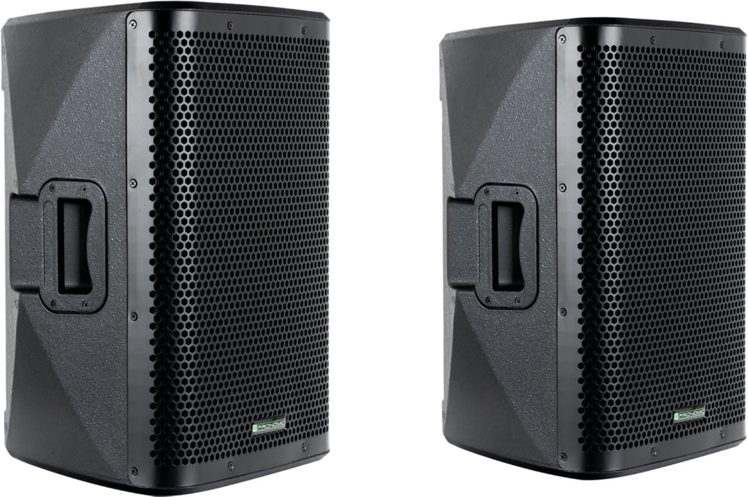 Pronomic C-215 MA Stative Set - Zwei aktive 2-Wege Boxen - Leistung: 2000 Watt - 15" Woofer + 1,75"