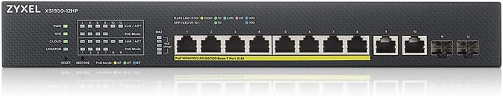Zyxel NebulaFlex Smart-Managed PoE++ Switch 8 Ports Multi-Gigabit + 2 10G Kupfer- + 2 10G Fiber-Port