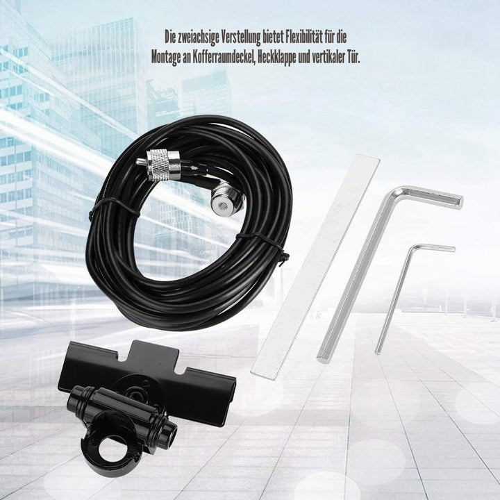 Halterung für Mobilfunkantenne, Universalhalterung für Autoantenne für Kofferraumdeckel/Schrägheck/T