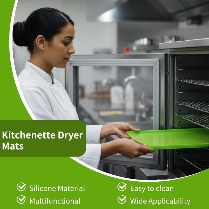 4 Stück Silikon-Tabletts zum Backen, Silikon-Dörrmatten, Trocknermatten für die Küchentheke, wiederv