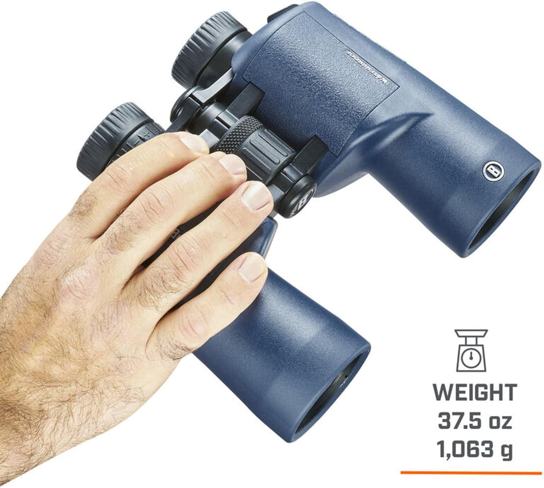 Bushnell - H2O 2 - Fernglas - 7x50 Dunkelblau Porro - Voll multivergütet - Wasserdicht/Beschlagfrei