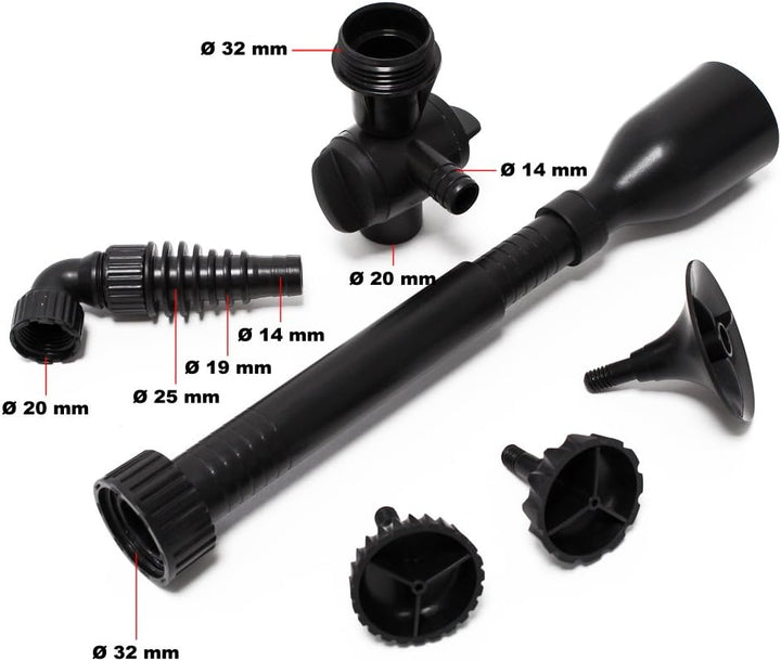 SunSun CUF-2500 3in1 Filter & 2500l Springbrunnen 28W & 9W UV-Klärer