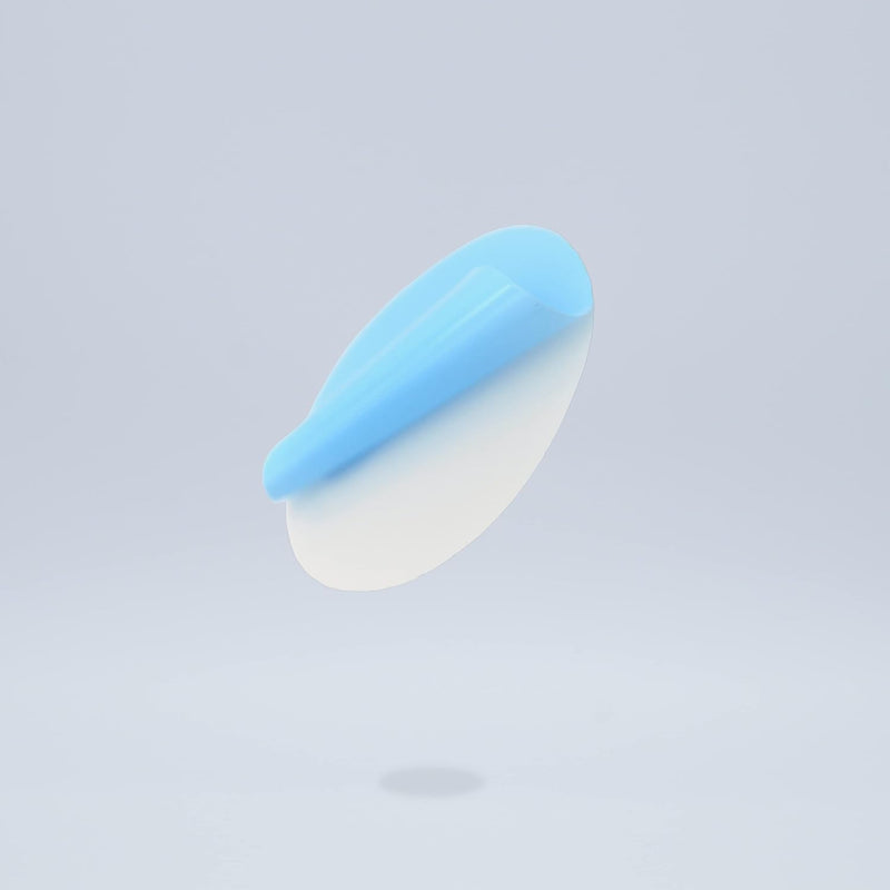 KROPP Selbstklebende Diffusorfolien für LED Lampen, 7 cm Kreiszuschnitt, Milchglasfolie für schöne O