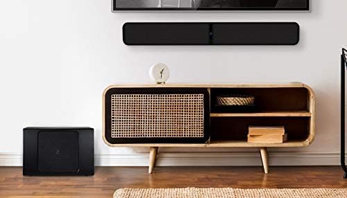 Bluesound Pulse SUB+ kabelloser Aktiv-Subwoofer - Schwarz Black, Black