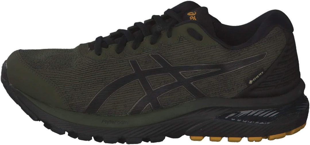 ASICS Gel-Cumulus 22 G-TX Laufschuh Herren 40 EU Smog Green Black, 40 EU Smog Green Black