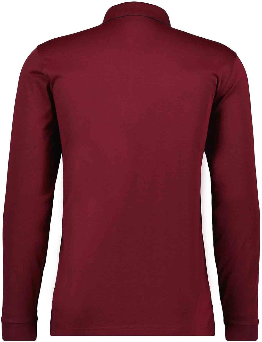 RAGMAN Herren Softknit-Poloshirt Langarm mit Zip M Rot-060, M Rot-060