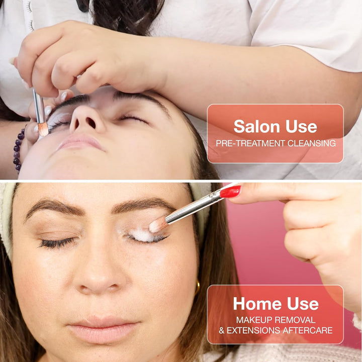 Curacoro Wimpernshampoo Bürsten, Reinigungsbürste für Wimpernverlängerungen, weiche und bequeme Gesi