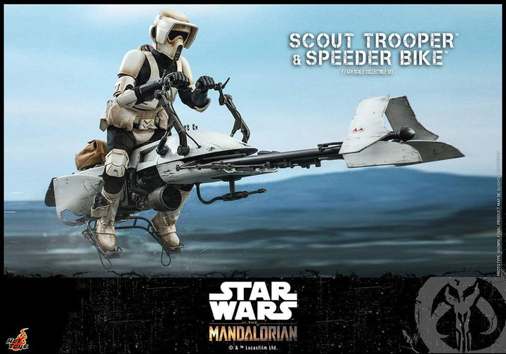 Hot Toys Scout Trooper und Speeder Bike Sammelset 1:6
